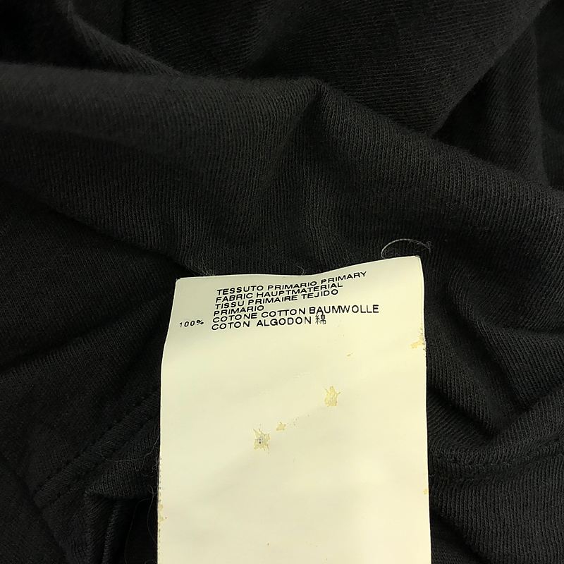 MM6 Maison Martin Margiela / エムエムシックスメゾンマルタンマルジェラ コットン Vネック アシンメトリー Tシャツ
