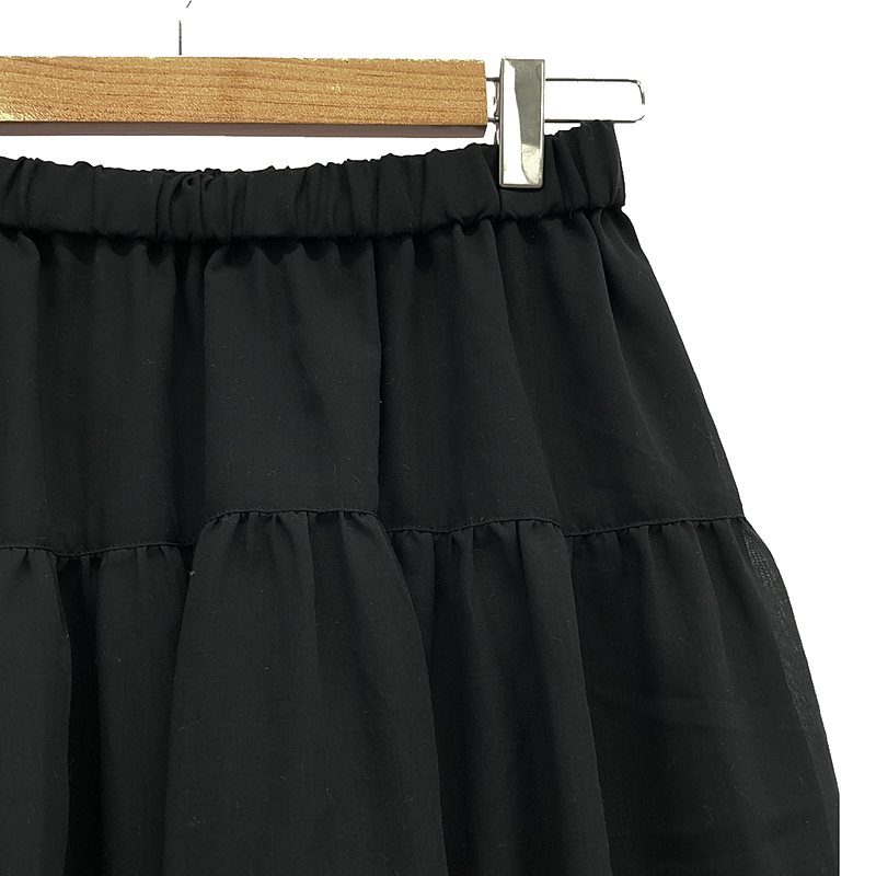 Spick and Span / スピックアンドスパン PEボイルギャザースカート