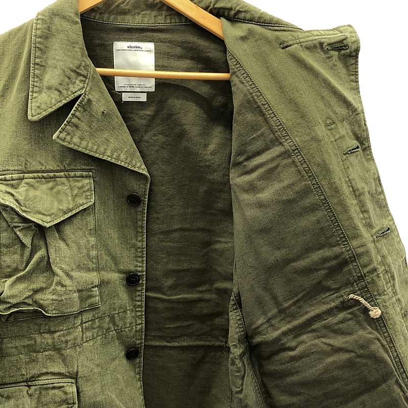 visvim / ビズビム DMGD COTTON / LINEN ACHSE JKT / ミリタリー ステンシル アクセ ジャケット