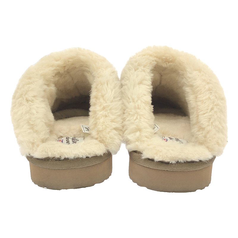 その他 ムートン レザー ボア スリッポン シューズ