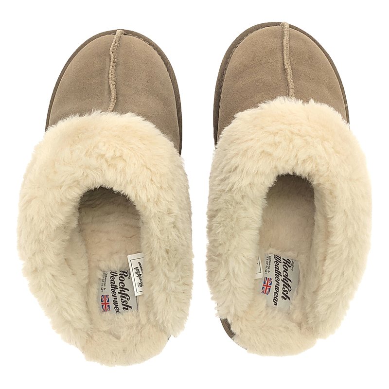 その他 ムートン レザー ボア スリッポン シューズ