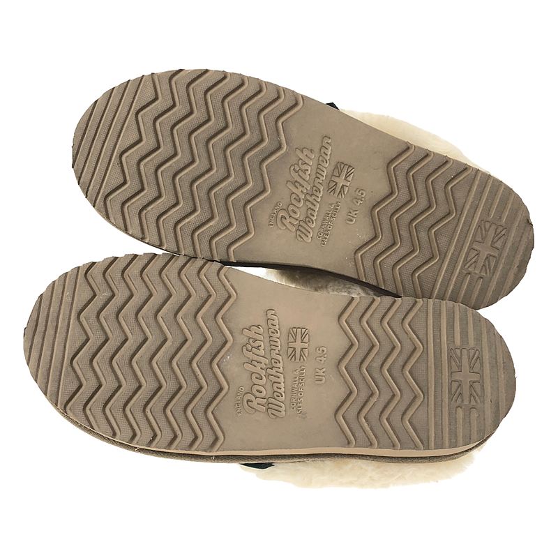 その他 ムートン レザー ボア スリッポン シューズ