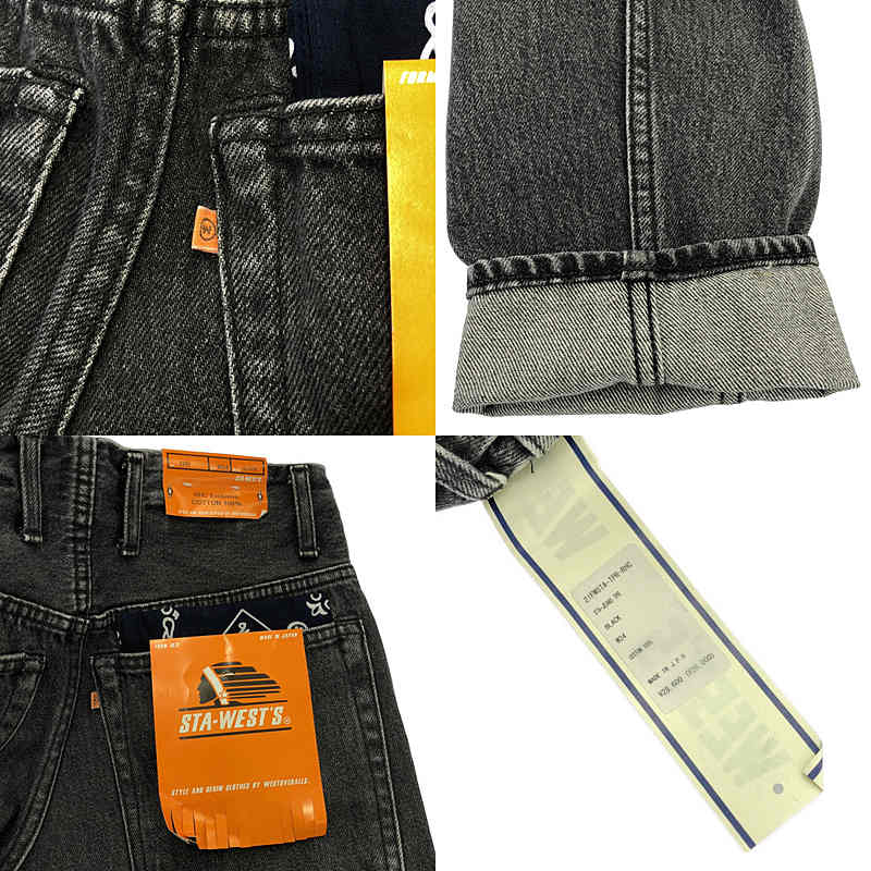 WESTOVERALLS / ウエストオーバーオールズ × RHC アールエイチシー別注 STA-JEANS TPR スターウエスト テーパード デニムパンツ