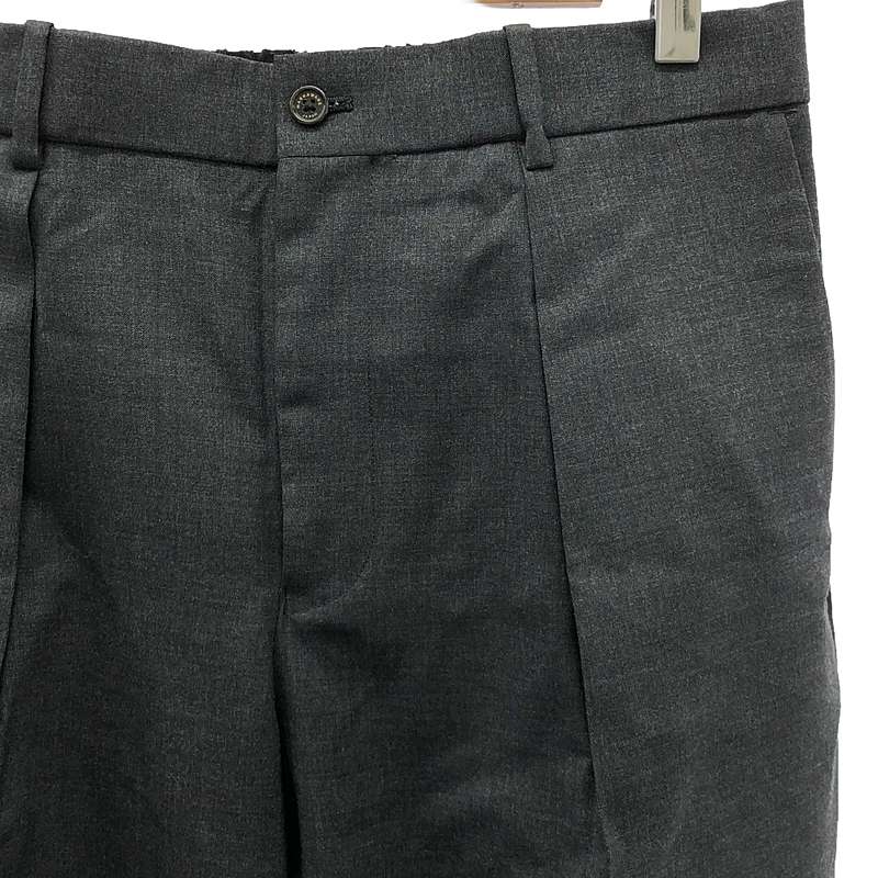 MARKAWARE / マーカウェア FRONT PLEATS PEGTOP ORGANIC WOOL TROPICAL / ペグトップトラウザーズ パンツ