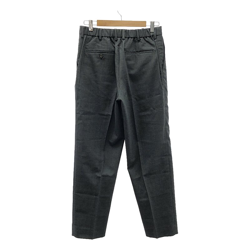 MARKAWARE / マーカウェア FRONT PLEATS PEGTOP ORGANIC WOOL TROPICAL / ペグトップトラウザーズ パンツ