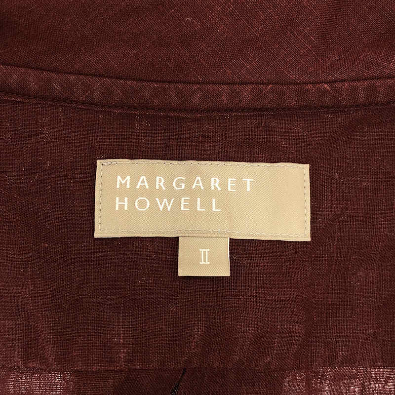 MARGARET HOWELL / マーガレットハウエル リネン セーラーカラーシャツ