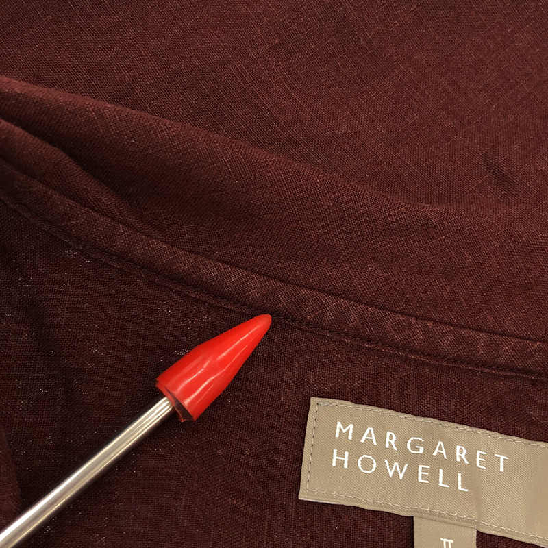 MARGARET HOWELL / マーガレットハウエル リネン セーラーカラーシャツ