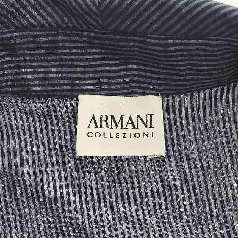 ARMANI COLLEZIONI / アルマーニコレツォーニ シアー スリット ノースリーブ ブラウス