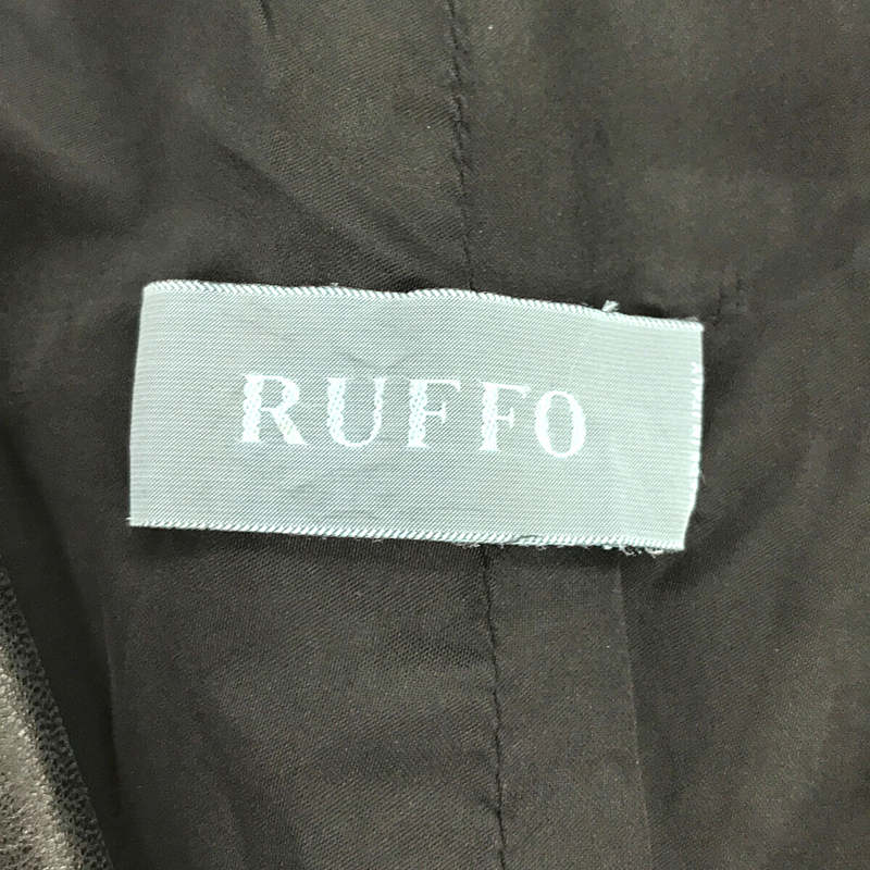 RUFFO / ルッフォ 3B レザーテーラードジャケット