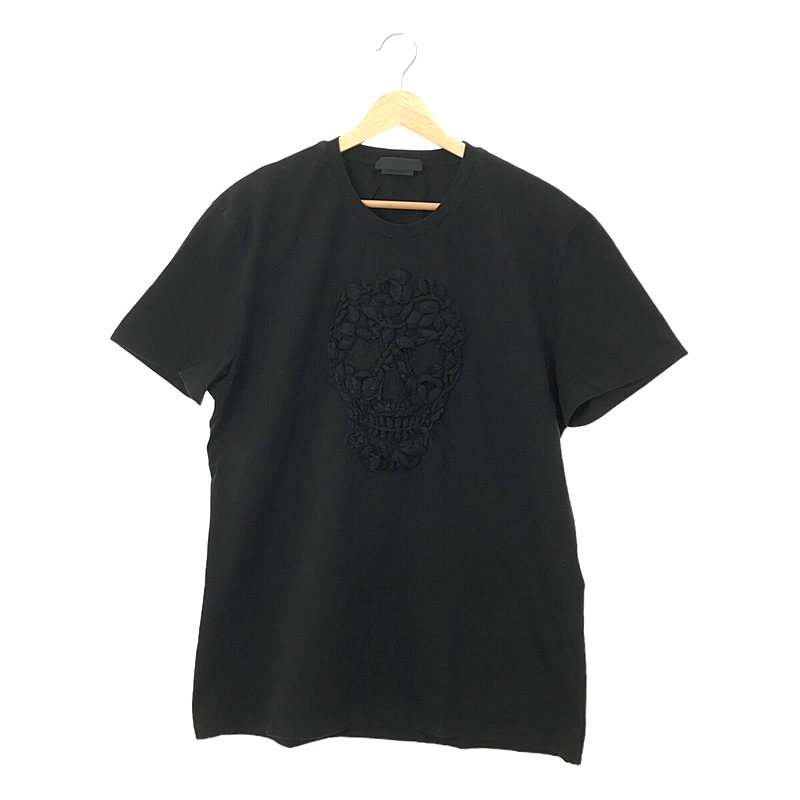 ドクロ スカル コットン クルーネック Tシャツ カットソー