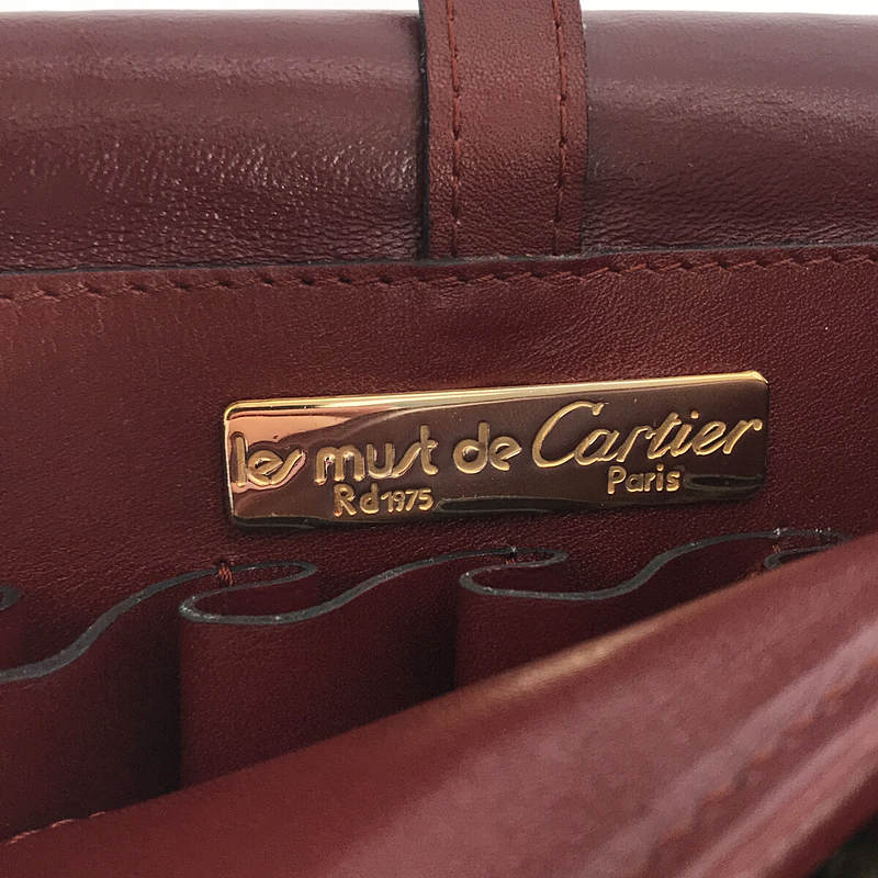 Cartier / カルティエ マスト ドゥ レザーショルダーバッグ