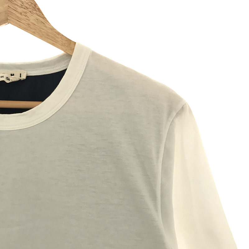 MARNI / マルニ バックパッチ コットン クルーネック  Tシャツ