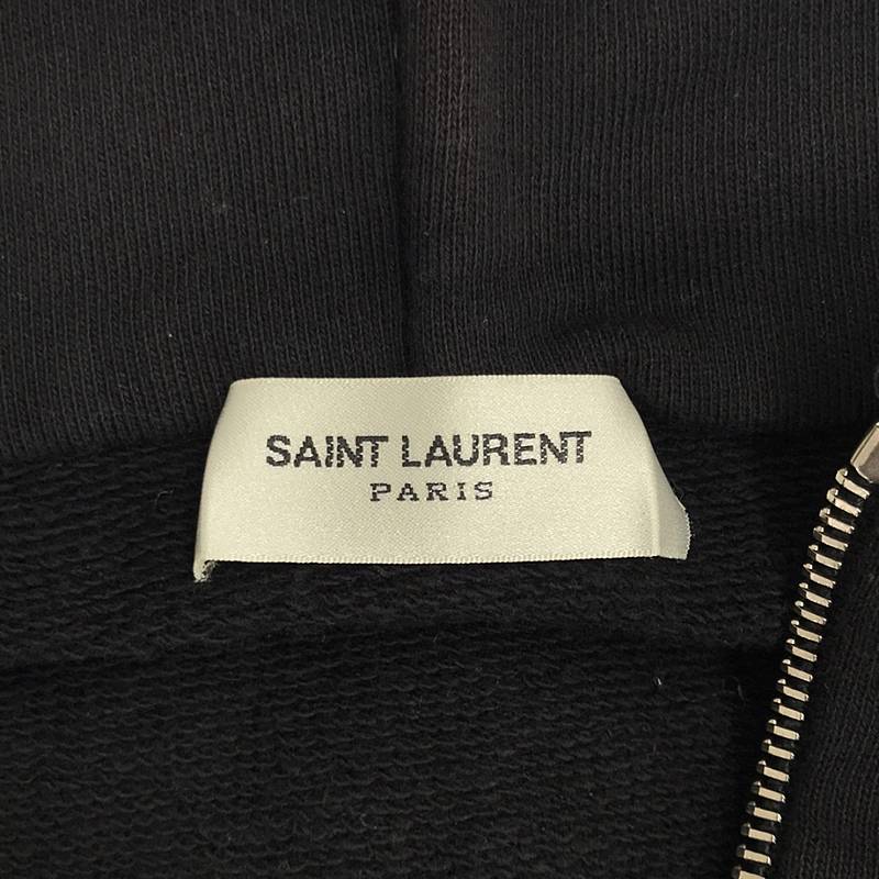 SAINT LAURENT PARIS / サンローランパリ コットン ジップアップ スウェット パーカー