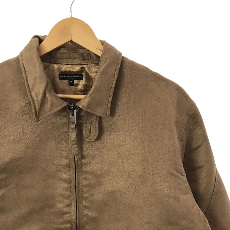 Engineered Garments / エンジニアドガーメンツ G8 Jacket-Polyester Fake Suede / チンストラップ 中綿 オーバーブルゾン ジャケット