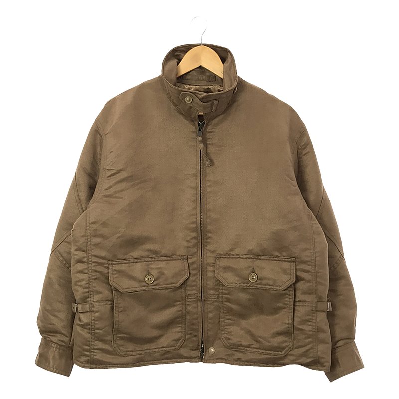 Engineered Garments / エンジニアドガーメンツ G8 Jacket-Polyester Fake Suede / チンストラップ 中綿 オーバーブルゾン ジャケット