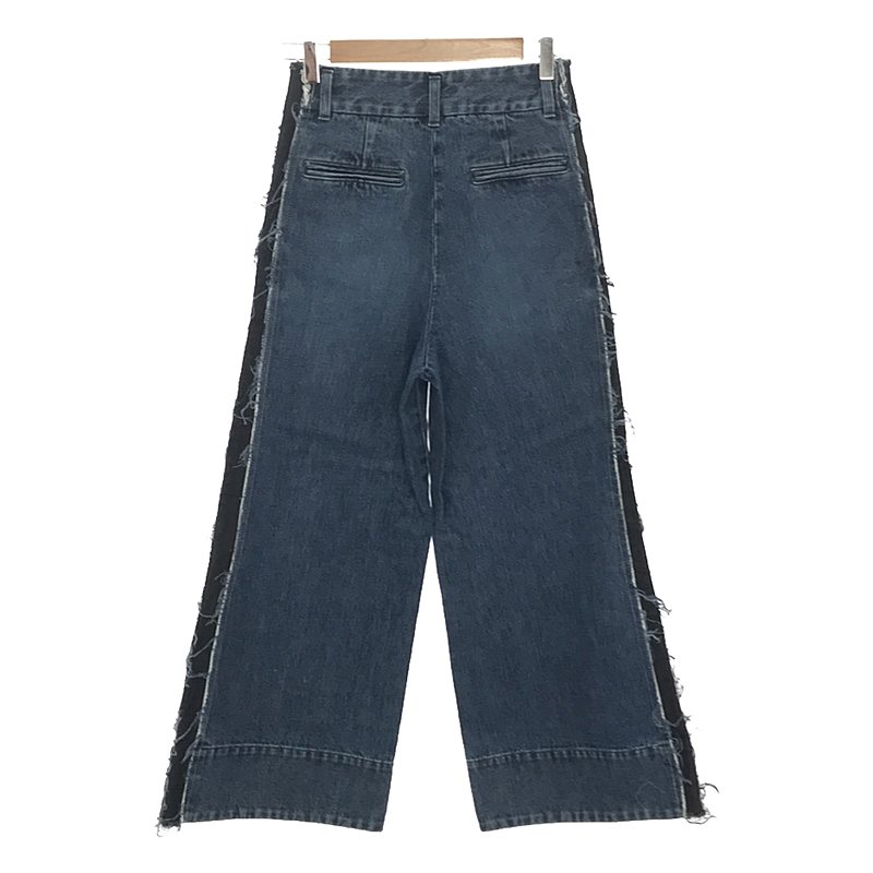 CINOH / チノ WASHED DENIM WIDE PANTS