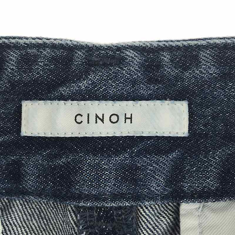 CINOH / チノ WASHED DENIM WIDE PANTS