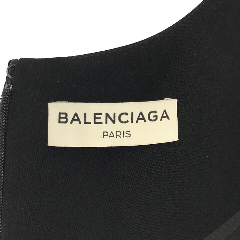 BALENCIAGA / バレンシアガ バック ドレープワンピース