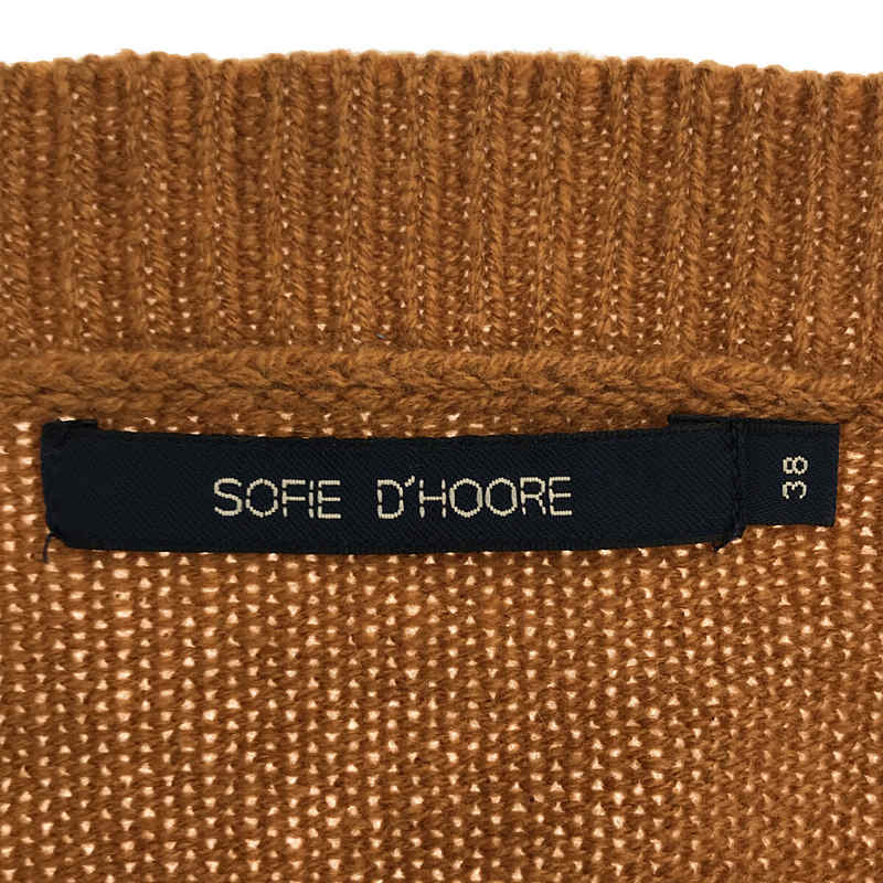 SOFIE D'HOORE / ソフィードール カシミヤ クルーネックニット