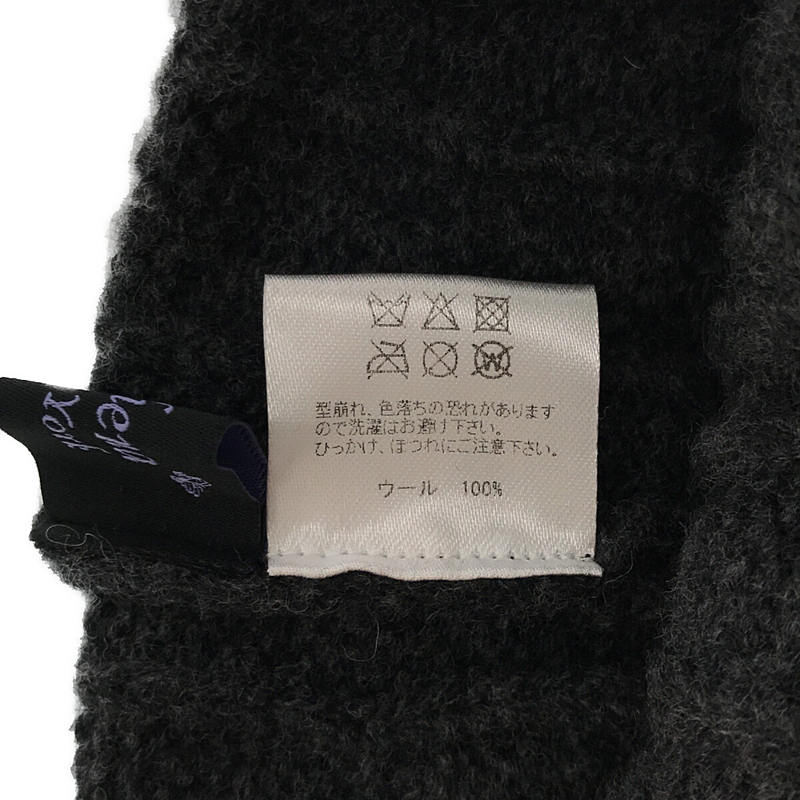 ATHENA NEW YORK / アシーナニューヨーク POPO KNIT チュール ドッキング ウール ニットキャップ