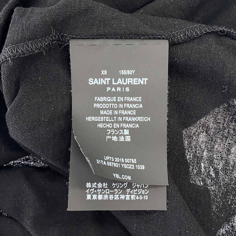 SAINT LAURENT PARIS / サンローランパリ プリントカットソー Tシャツ