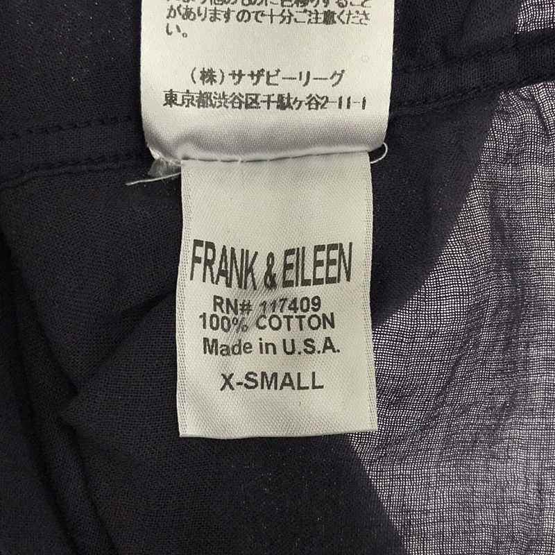 Frank&Eileen / フランクアンドアイリーン BARRY 製品染め コットンシャツ