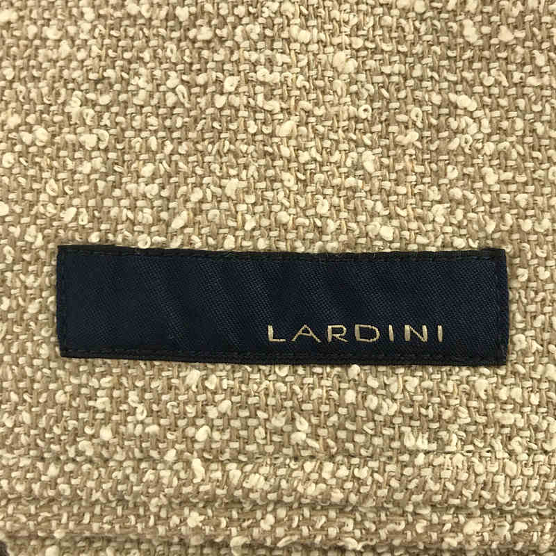 LARDINI / ラルディーニ リネン コットン混 3Bテーラードジャケット