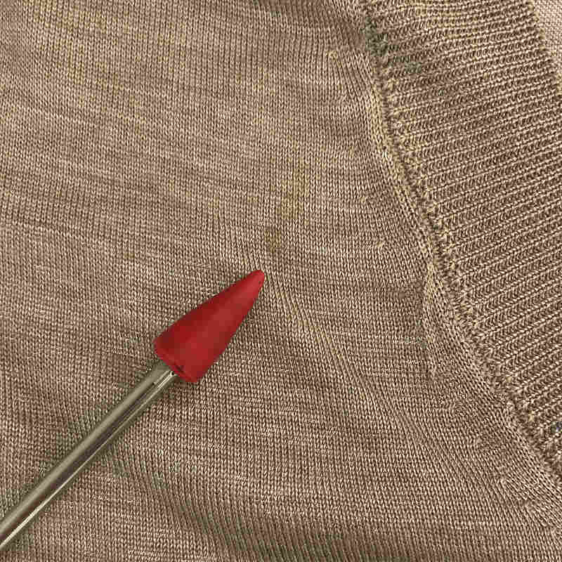 JUNYA WATANABE COMME des GARCONS / ジュンヤワタナベ シルク Vネック ドルマンスリーブニット