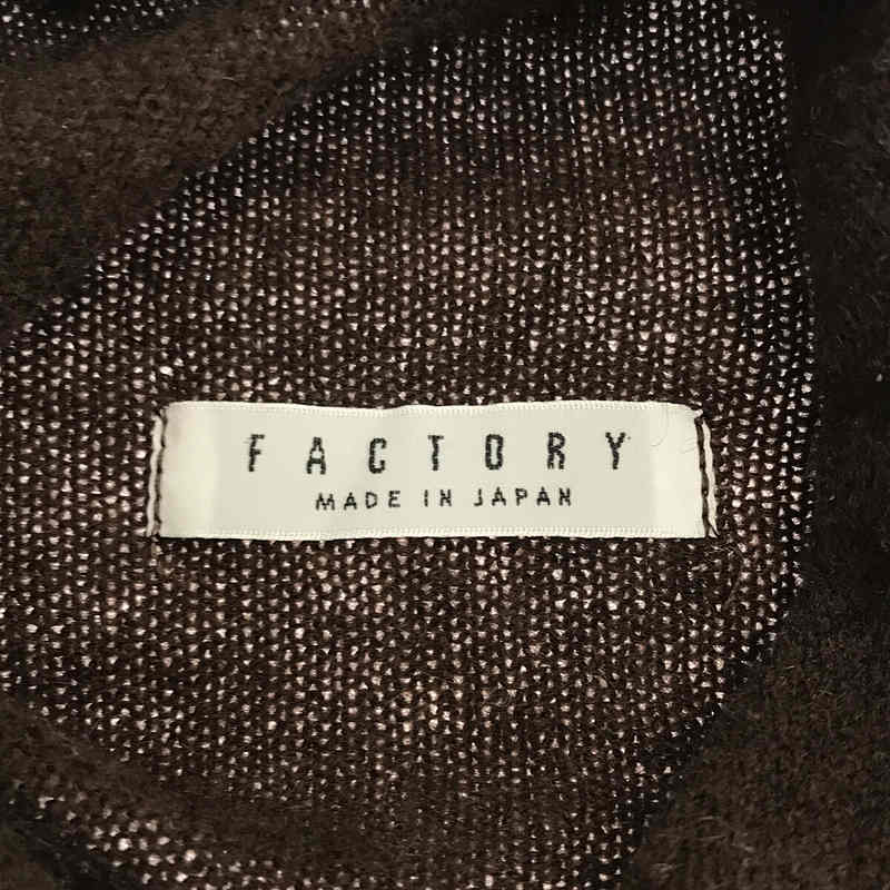 FACTORY / ファクトリー ヤク エンブロイダリー ハイネック セーター