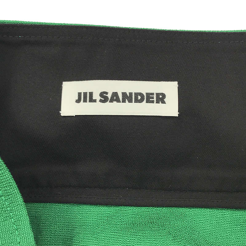 JIL SANDER / ジルサンダー レーヨン混 ストレッチ フレアスカート