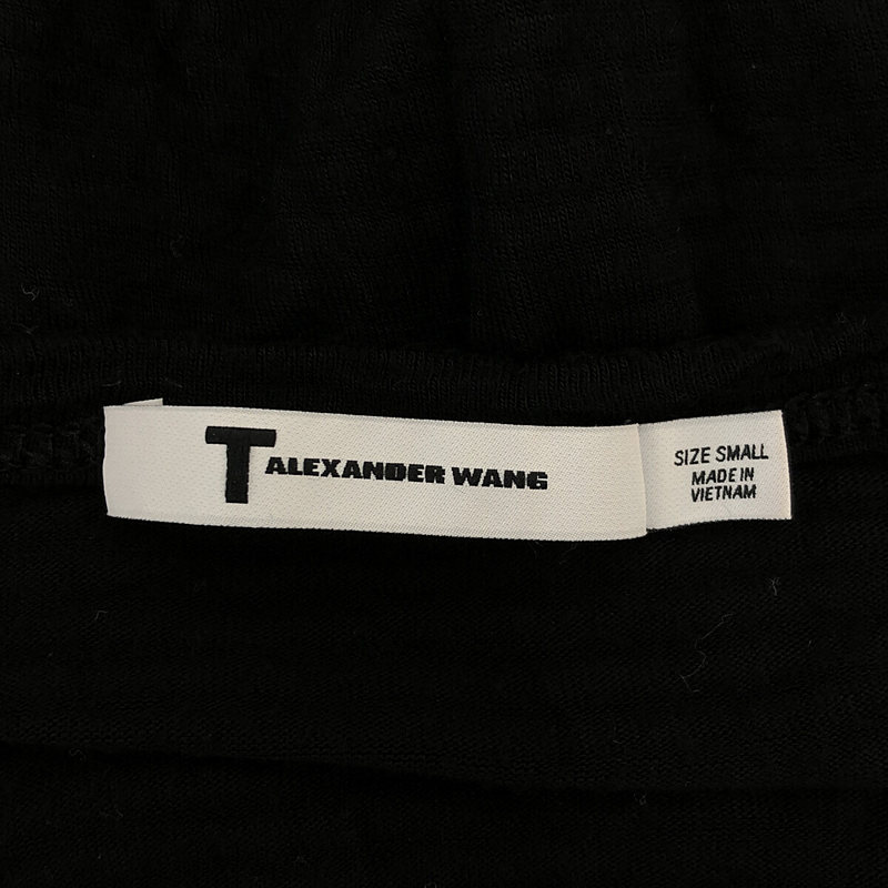 T by Alexander Wang / ティーバイアレキサンダーワン レーヨン混 ボーダー ロングスリーブカットソー