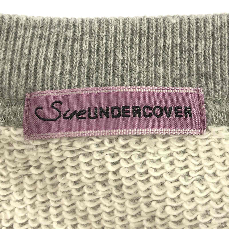 Sue UNDERCOVER / スーアンダーカバー スウェット ドッキング チェックワンピース