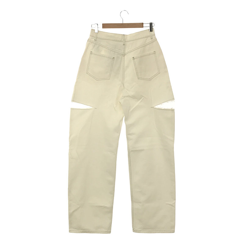 Maison Margiela / メゾンマルジェラ スラッシュディティール カットアウト デニムパンツ