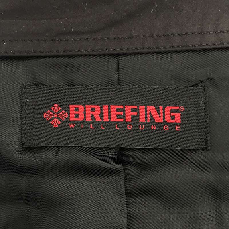 BRIEFING / ブリーフィング × WILLLOUNGE 中綿 ナイロン ジップ シングルコート