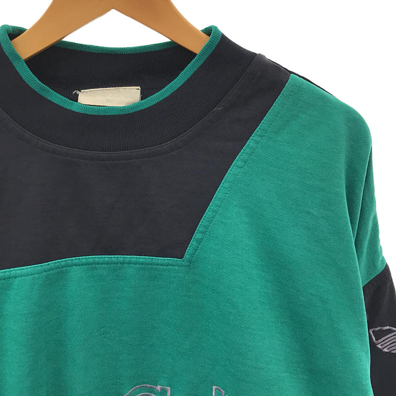 adidas / アディダス 90s ロゴ刺しゅう パネル切替 スウェット