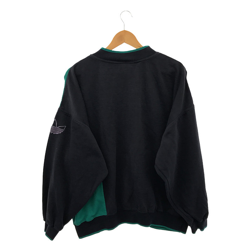 adidas / アディダス 90s ロゴ刺しゅう パネル切替 スウェット