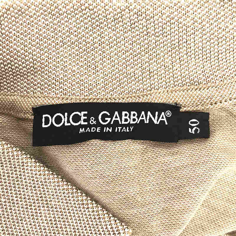 DOLCE＆GABBANA / ドルチェ＆ガッバーナドルガバ ボタンダウン エポーレット 鹿の子 ポロシャツ