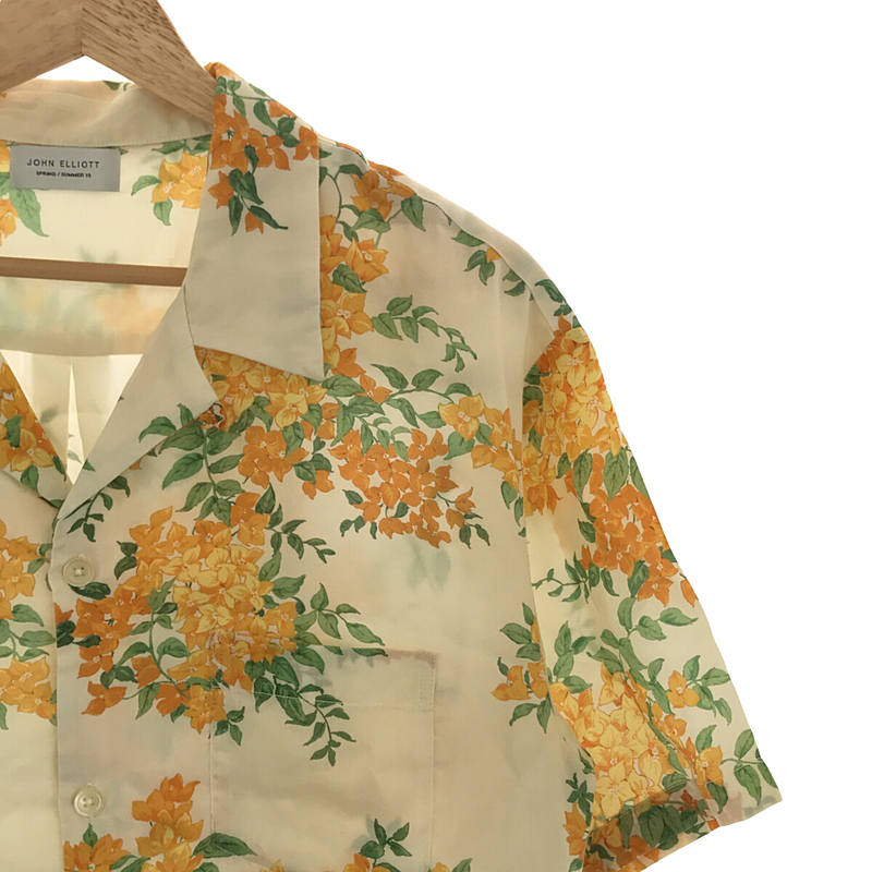 JOHN ELLIOTT / ジョンエリオット Bougainvillea ボーリング オープンカラーシャツ