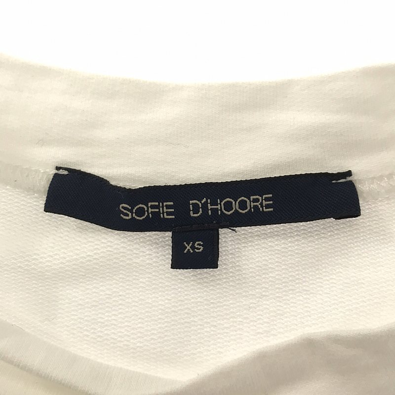 SOFIE D'HOORE / ソフィードール コットン サイド切替 ロングスリーブカットソー