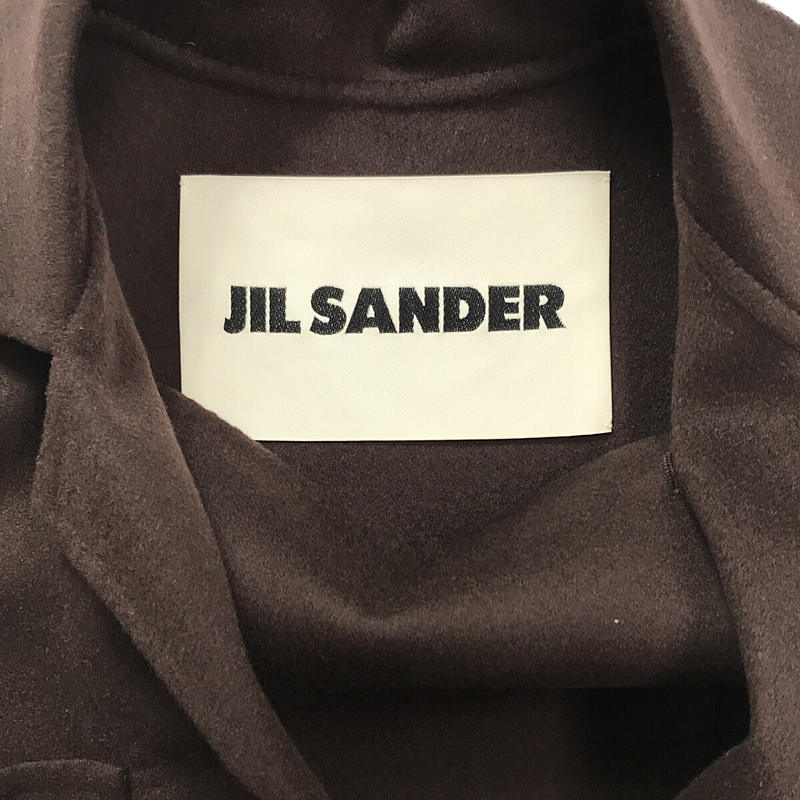 JIL SANDER / ジルサンダー カシミヤ スキッパー プルオーバー 半袖シャツ