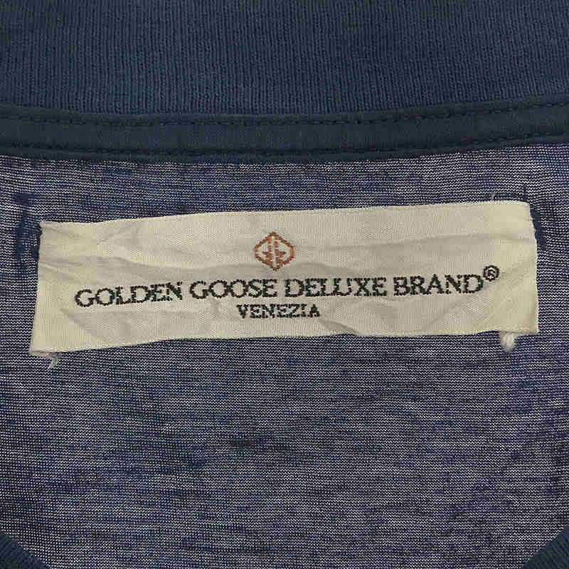 GOLDEN GOOSE / ゴールデングース ロゴ プリント コットン クルーネック Tシャツ