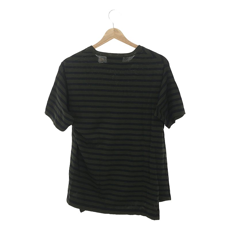 MAISON FLANEUR / メゾンフラネール Twisted Sailor Knit T-Shirt ボーダー ツイスト セーラーニット Tシャツ