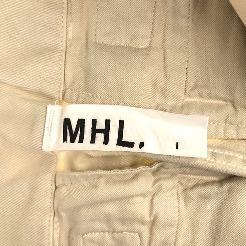 MHL. / エムエイチエルマーガレットハウエル コットンワイドパンツ