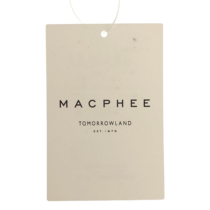 Tomorrowland MACPHEE / トゥモローランドマカフィー ベルベット クルーネックプルオーバー