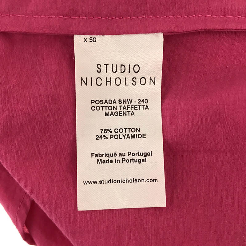 Studio Nicholson / スタジオニコルソン ENZYME WASHED COTTON BA ブラウス