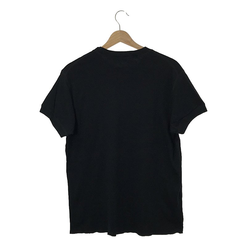 lucien pellat-finet / ルシアンペラフィネ ドクロ スカル ストレッチ クルーネック ポケットTシャツ カットソー