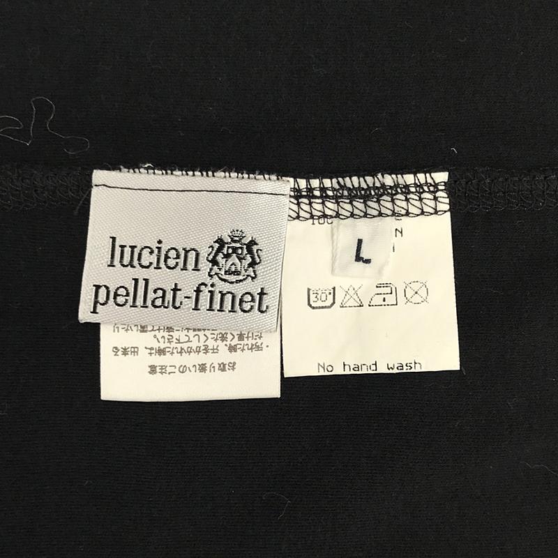 lucien pellat-finet / ルシアンペラフィネ ドクロ スカル ストレッチ クルーネック ポケットTシャツ カットソー