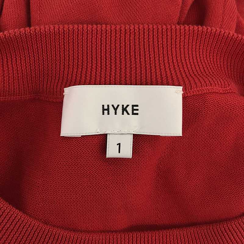 HYKE / ハイク サイドスリット ニットドレス ワンピース