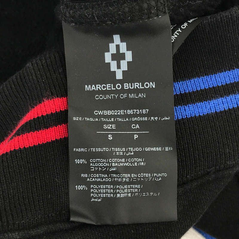 Marcelo Burlon / マルセロバーロン NBAコラボ ワッペン 刺しゅう プルオーバーパーカー