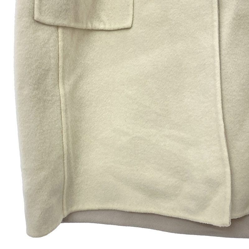 ウールカシミヤリバーノーカラーコート | ブランド古着の買取 ウールカシミヤリバーノーカラーコート | ブランド古着の買取